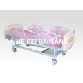 (A-65) Movable Double Function Manual Bed with PE Bed Head